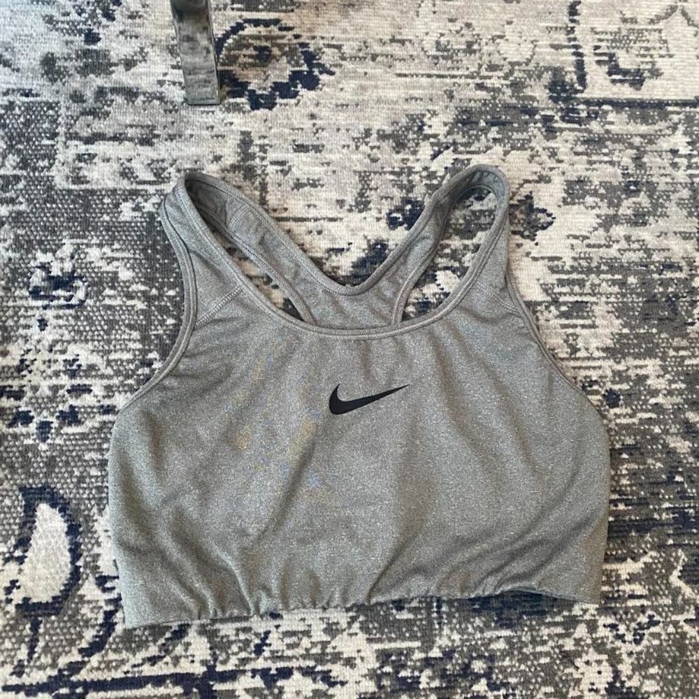 Gray DriFit Nike Sports Bra